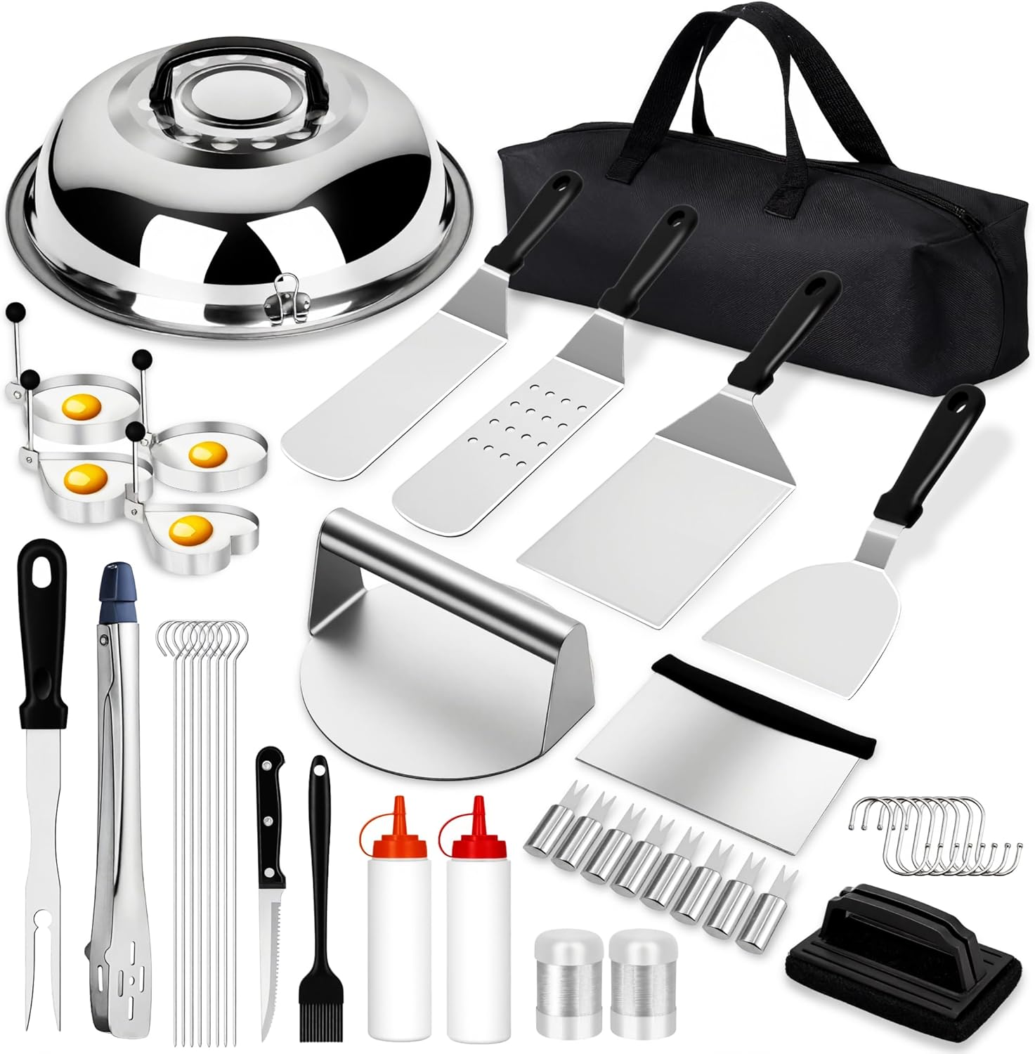 45 Pcs Griddle Accessories Kit for Blackstone and Camp Chef