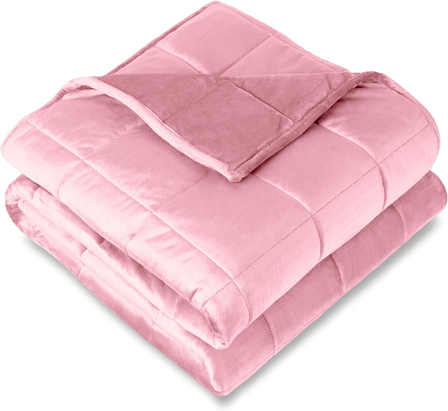 Bare Home Weighted Blanket Queen Size 17lb for Adults Comfort