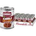 Campbells Chunky Hot and Spicy Chili With Beans (Pack of 12) - Bold