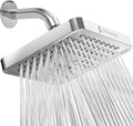 High Pressure Rain Shower Head 6 in Square - Luxury Polished Chrome