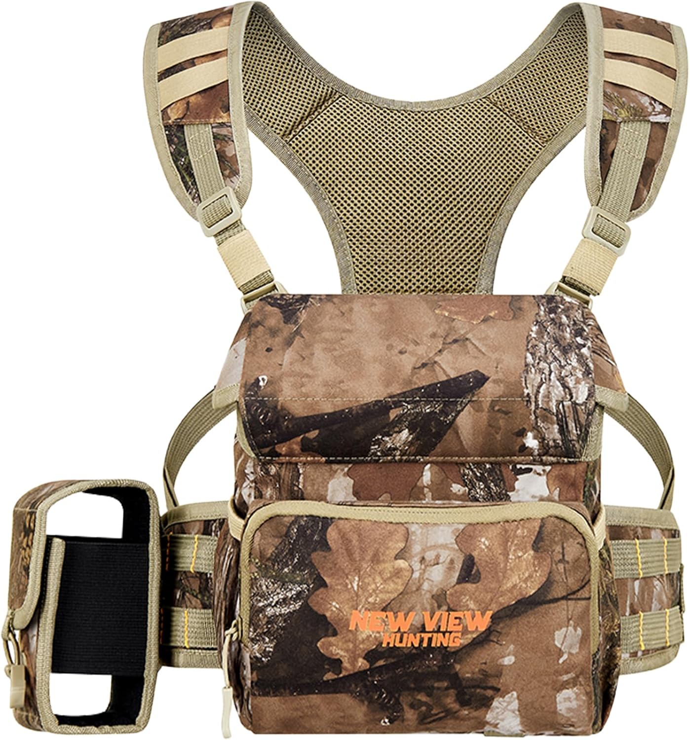 CamoStealth Binocular Harness Chest Pack for 10x42 Binoculars