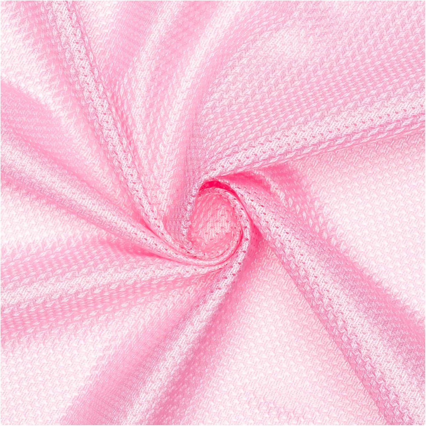 Pico Textiles Baby Pink Polyester Micro Mesh Jersey Fabric 60in