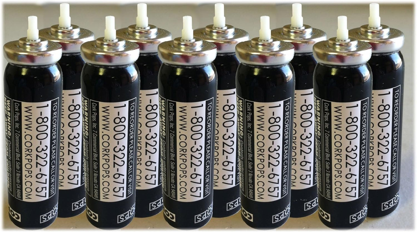 Cork Pops Refill Cartridges 10-Pack for Effortless Wine Opening