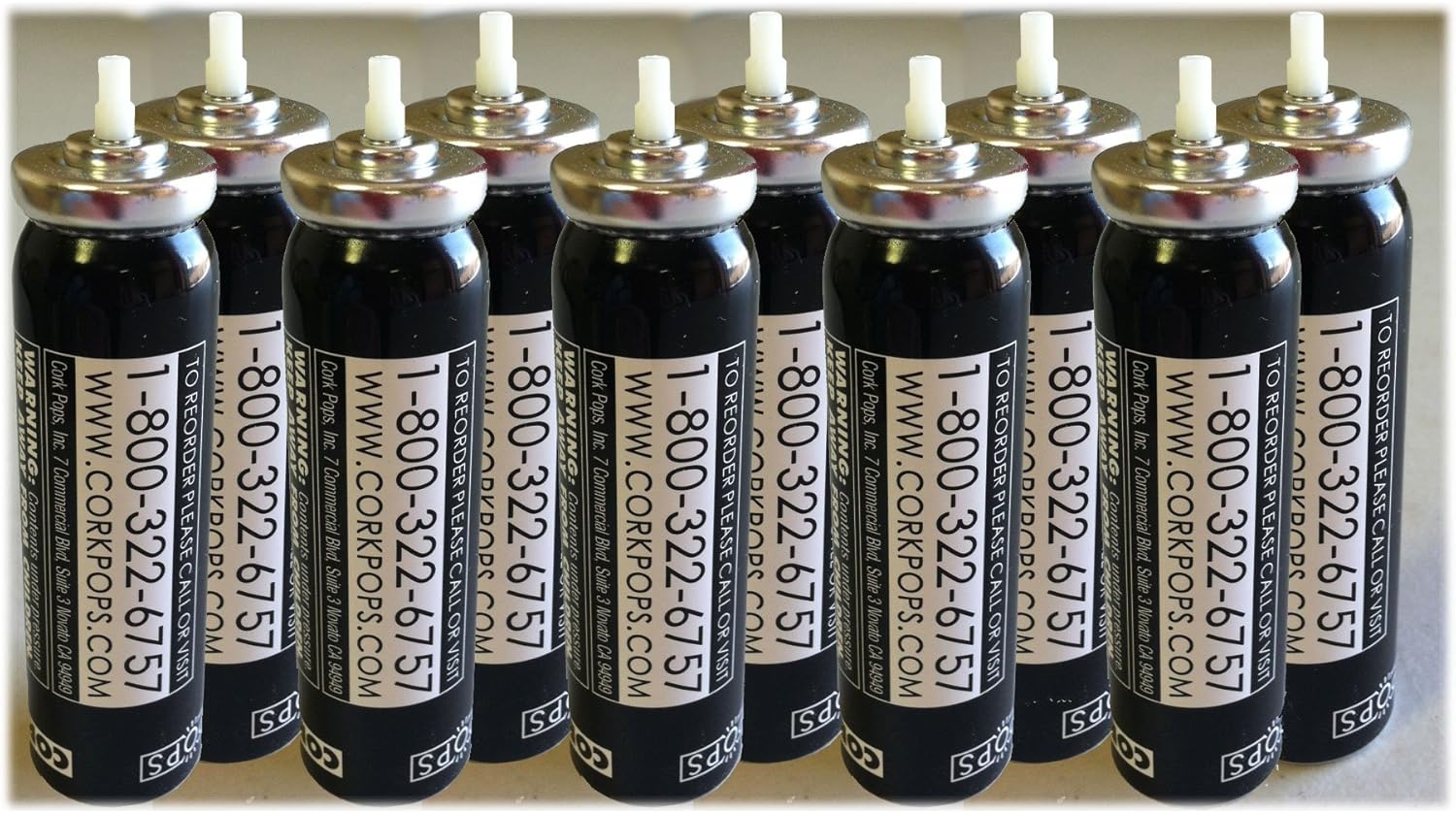 Cork Pops Refill Cartridges 10-Pack for Effortless Wine Opening