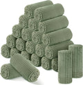 Flannel Throw Blanket Bulk 24 Pack 50 x 60 in Sage Green - Soft