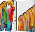 Duirwaigh Horse Animals Leather Wallet Case for Kindle Paperwhite