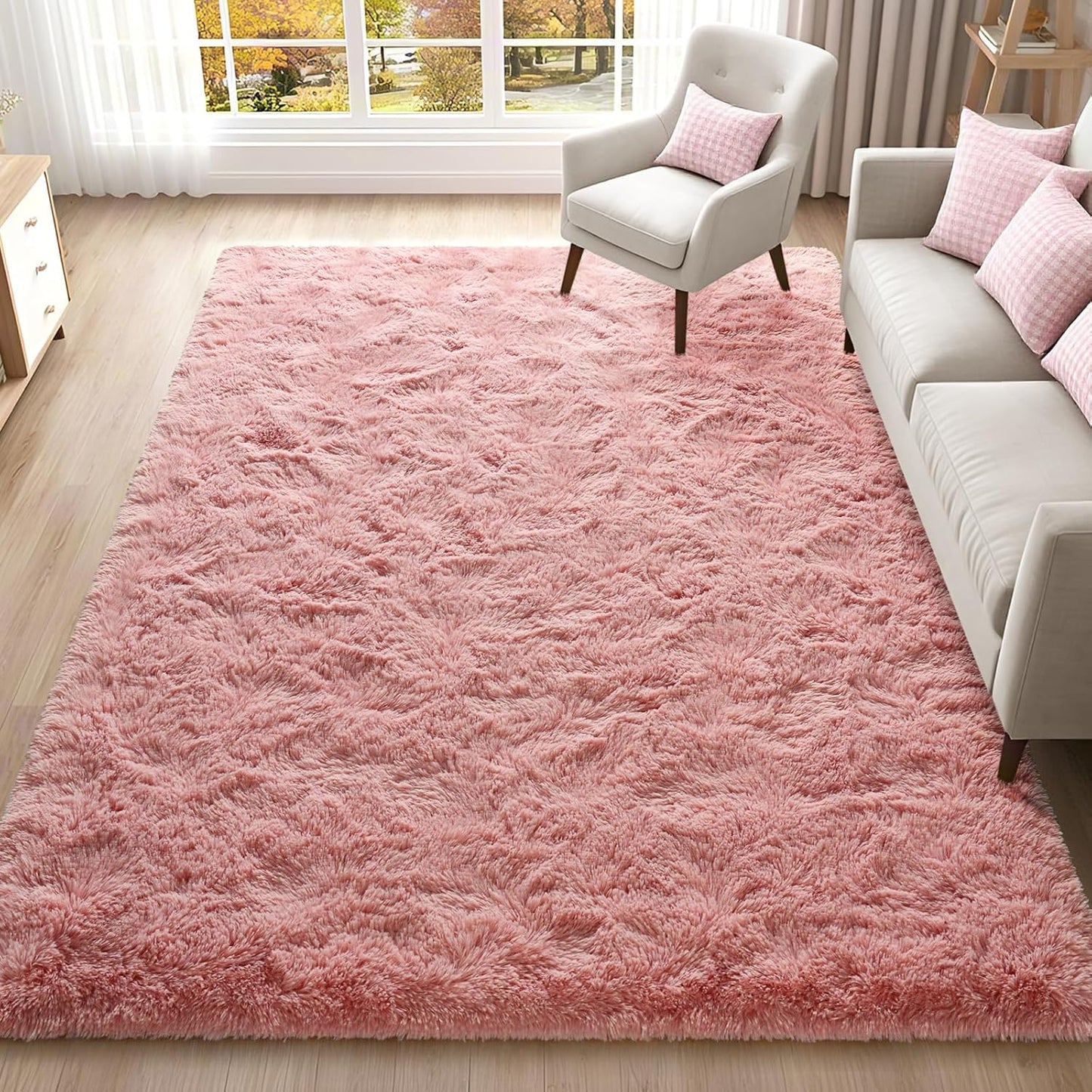 ISEAU Fluffy Rug Carpets Soft Shaggy Area Rugs for Kids Room