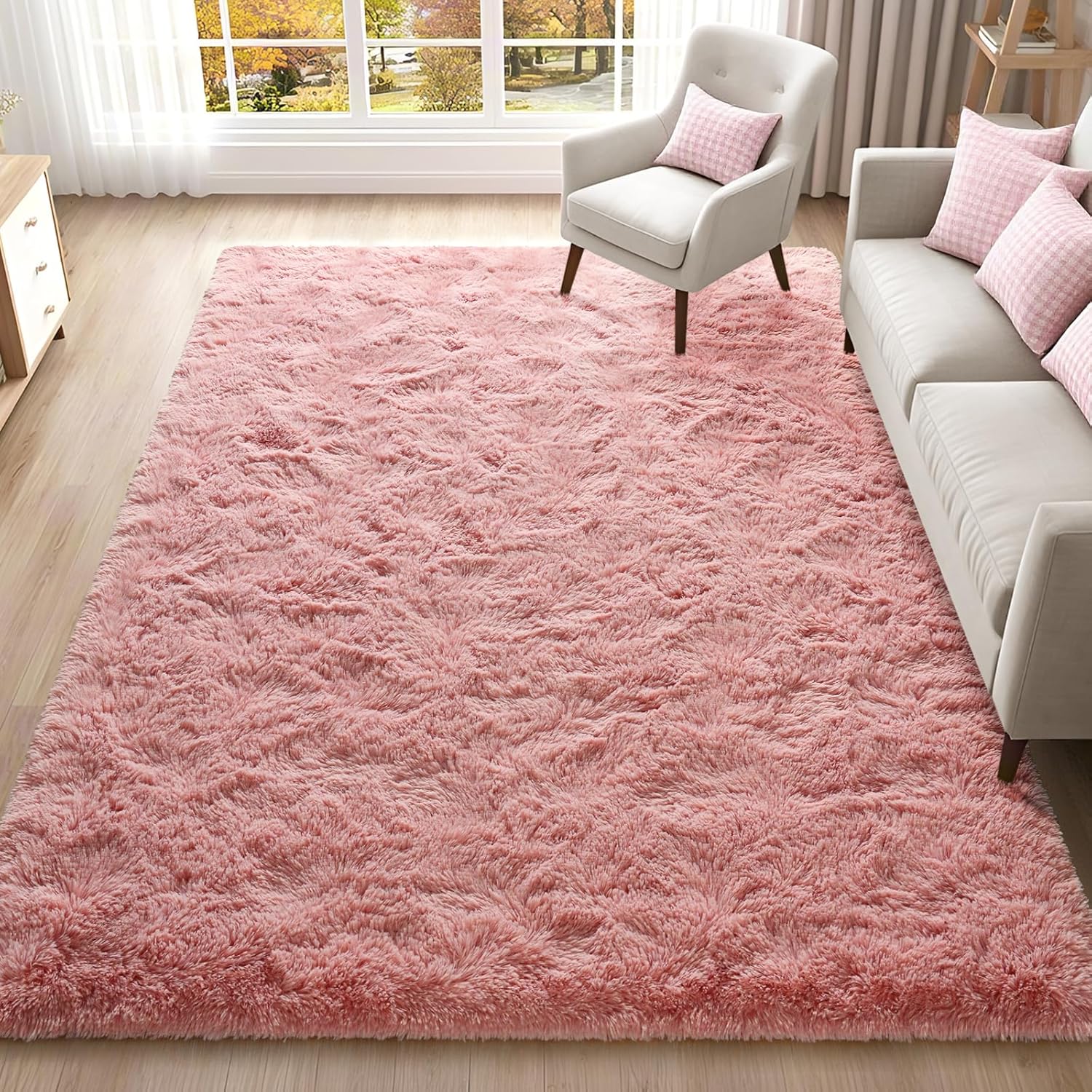 ISEAU Fluffy Rug Carpets Soft Shaggy Area Rugs for Kids Room