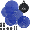 Low Volume Cymbal Pack 5 Piece Set - Quiet Practice Cymbals