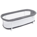 Charcoal Tweed Snuggle Nest Bassinet for Infants 0-5 Months - Portable