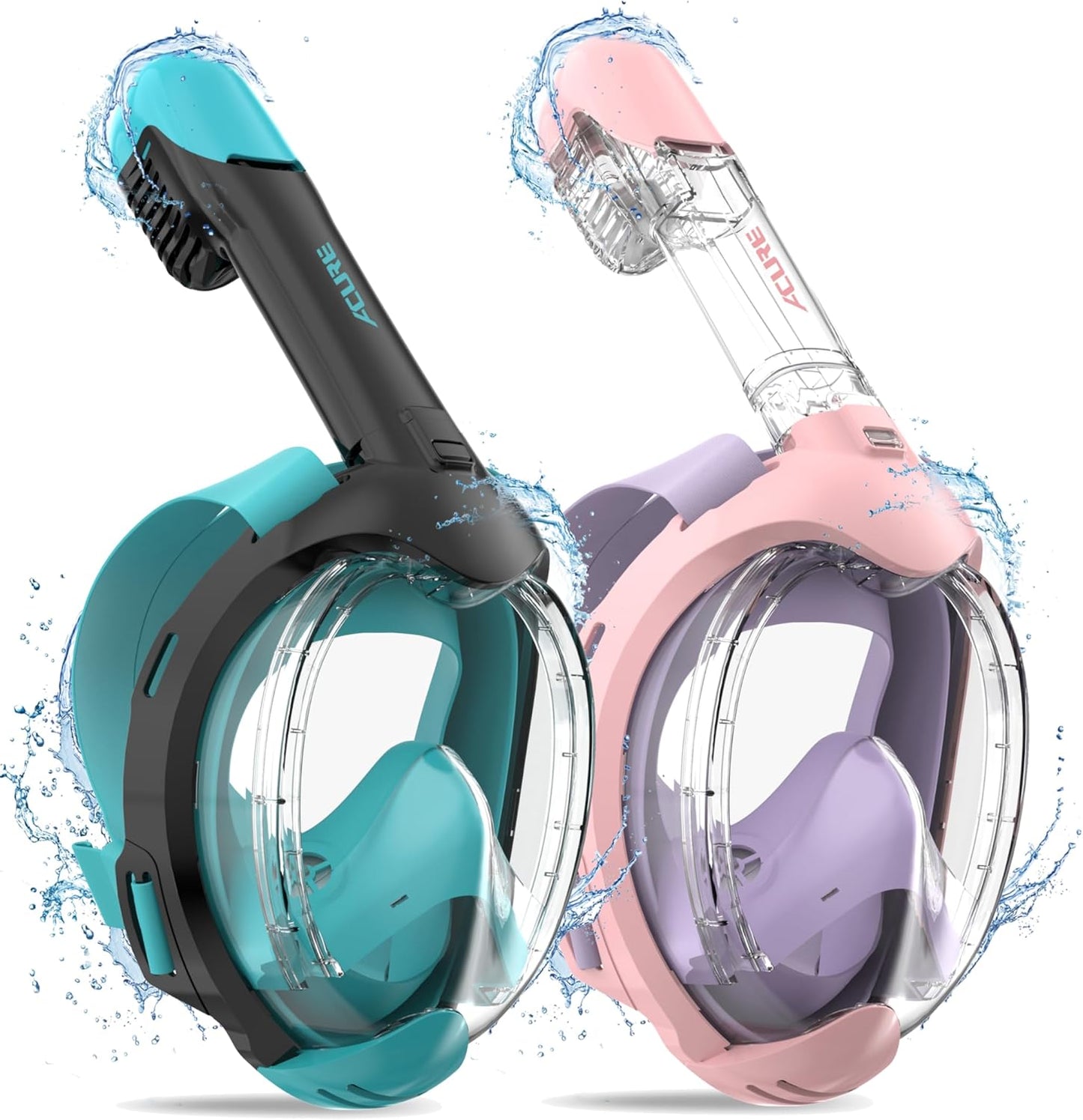 ACURE Kids Snorkel Mask Full Face for Safe Underwater Fun