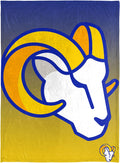 Los Angeles Rams Micro Raschel Throw Blanket, Gradient 50 x 60 in