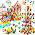 64PCS Magnetic Building Blocks for Kids - STEM 2D to 3D Learning