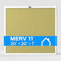 K&N 20x20x1 Washable HVAC Air Filter for Home or Office