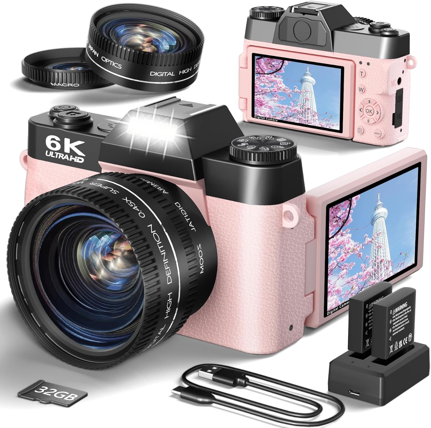 Capture Stunning Shots Anywhere with WIKICO 6K Vlogging Camera