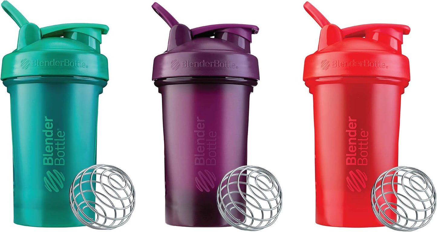 BlenderBottle 20-Oz Shaker Trio for Perfect Shakes!