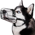 BronzeDog Dog Muzzle PVC Wire Basket for Large Dogs - Durable Comfort