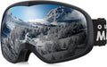OutdoorMaster Owl Ski Goggles OTG - Clear, Fog-Free Vision on