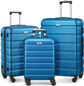 Suitour Luggage 3 Piece Hard Shell Spinner Set - Easy Maneuvering