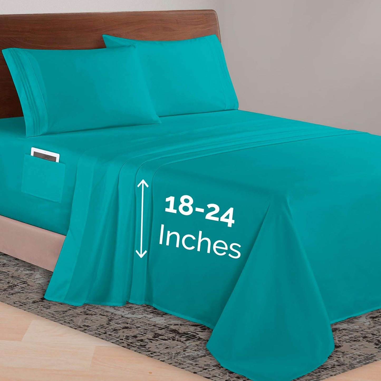 Elegant Comfort King-Size 1500 Premium Microfiber Sheet Set