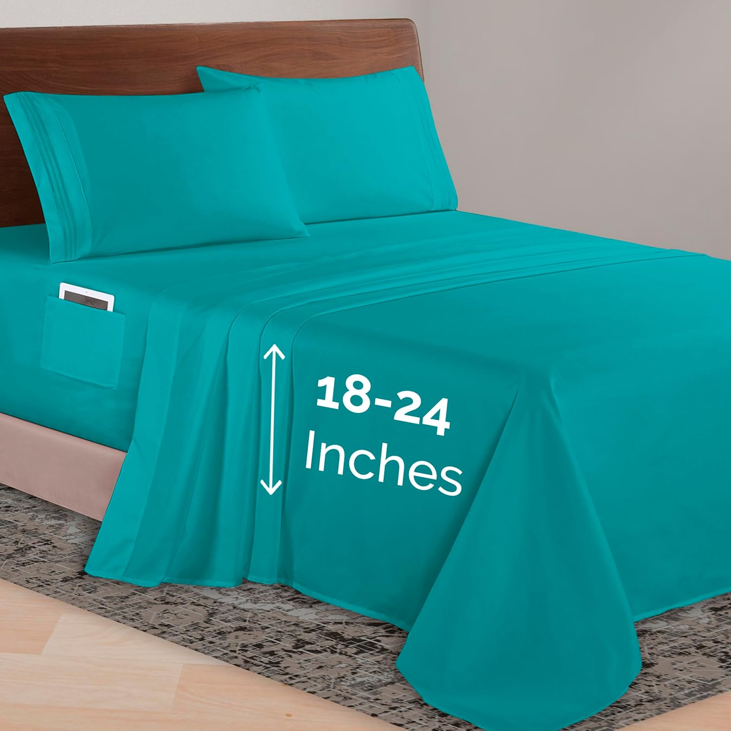 Elegant Comfort King-Size 1500 Premium Microfiber Sheet Set