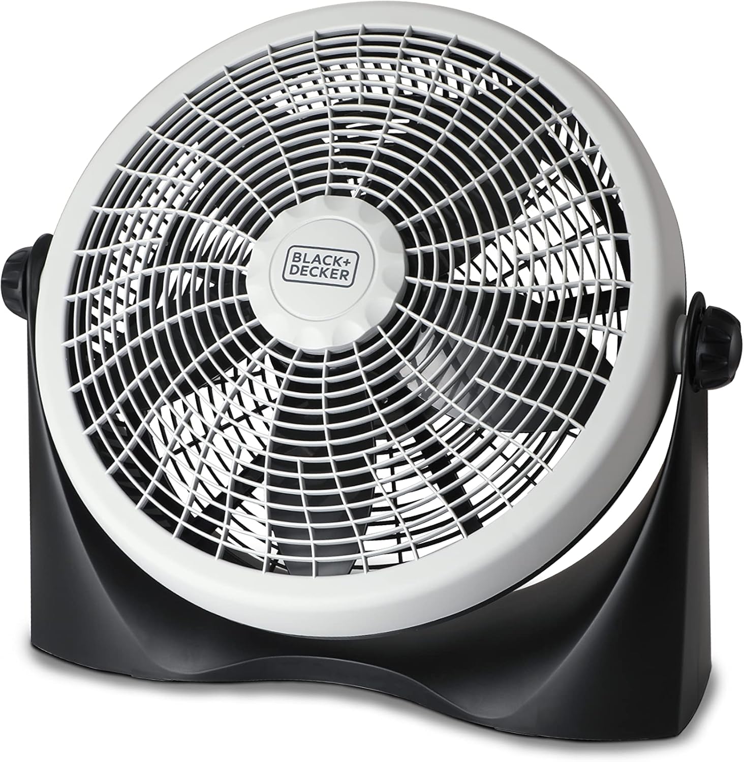 High Velocity Floor Fan with 3 Speeds and 90-Degree Tilt