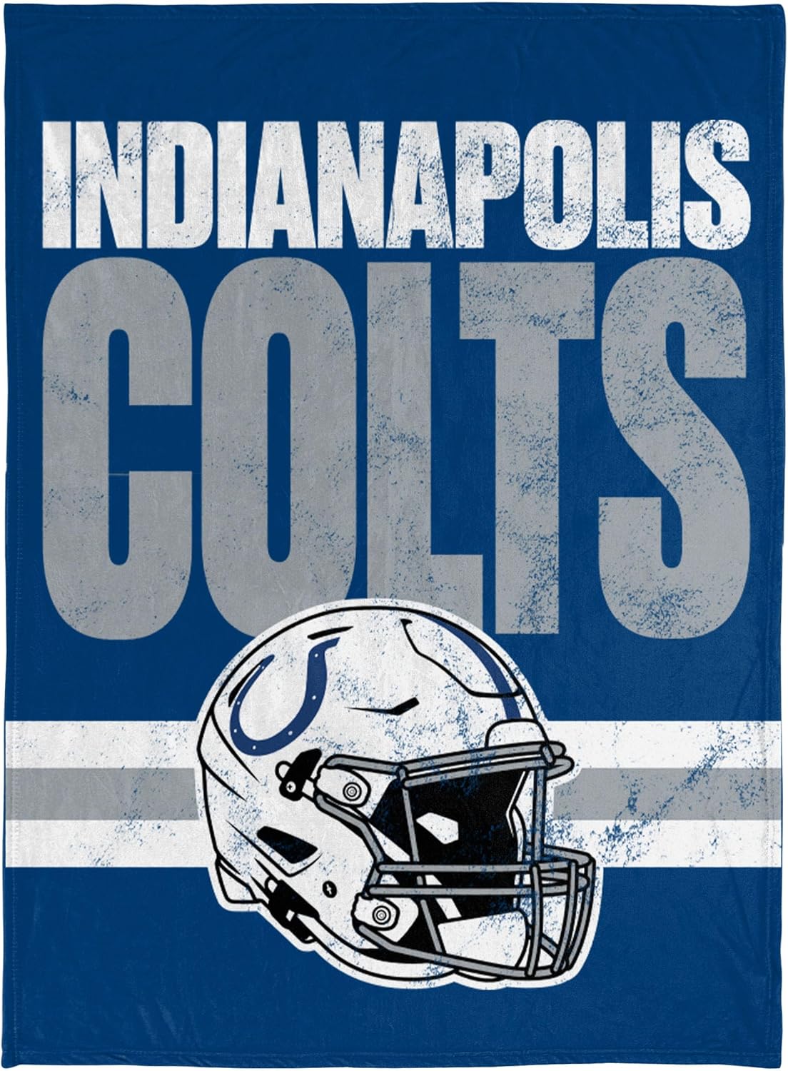FOCO NFL Soft Plush Throw Blanket for Indianapolis Colts Fans