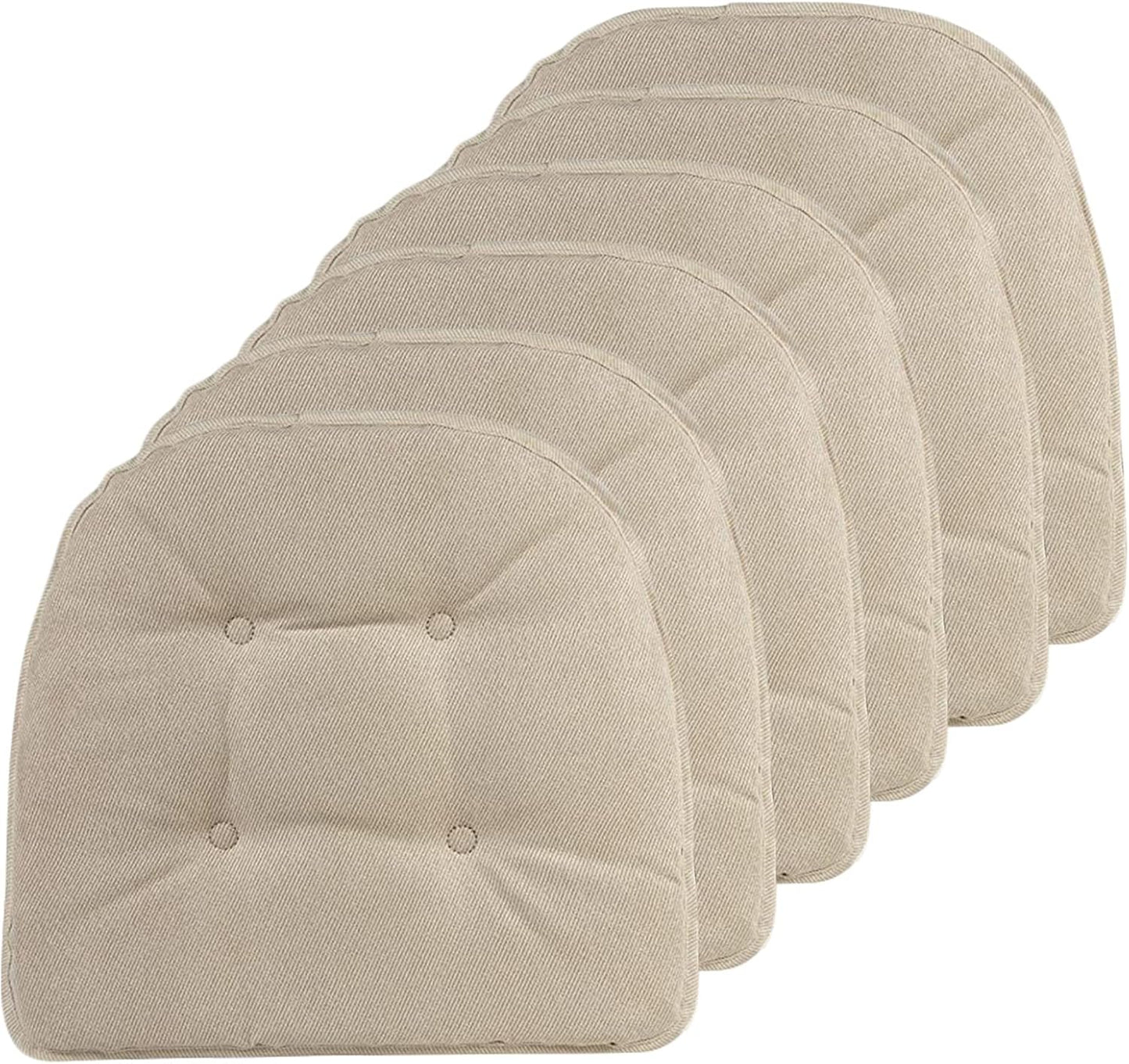 Klear Vu Omega Non-Slip Chair Cushions for Dining and Office