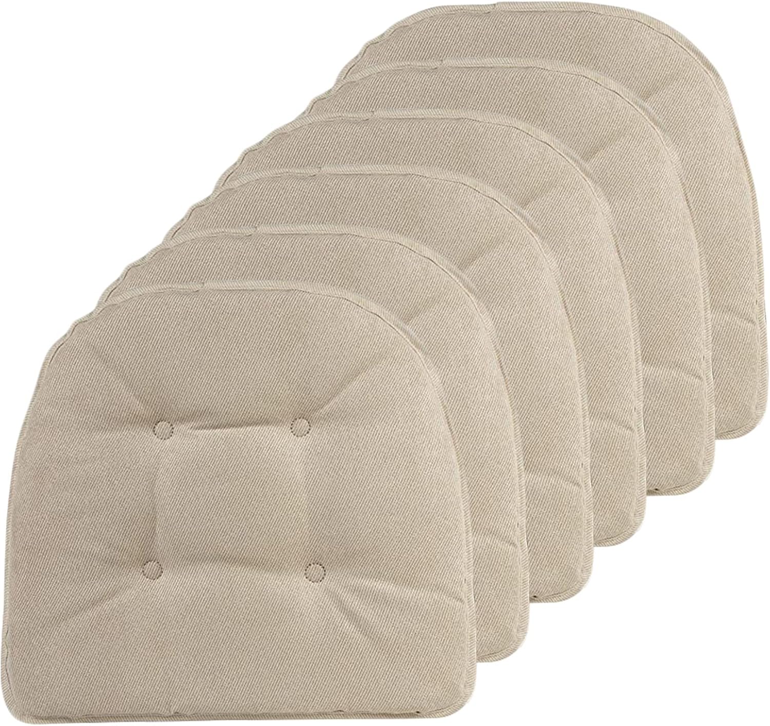 Klear Vu Omega Non-Slip Chair Cushions for Dining and Office