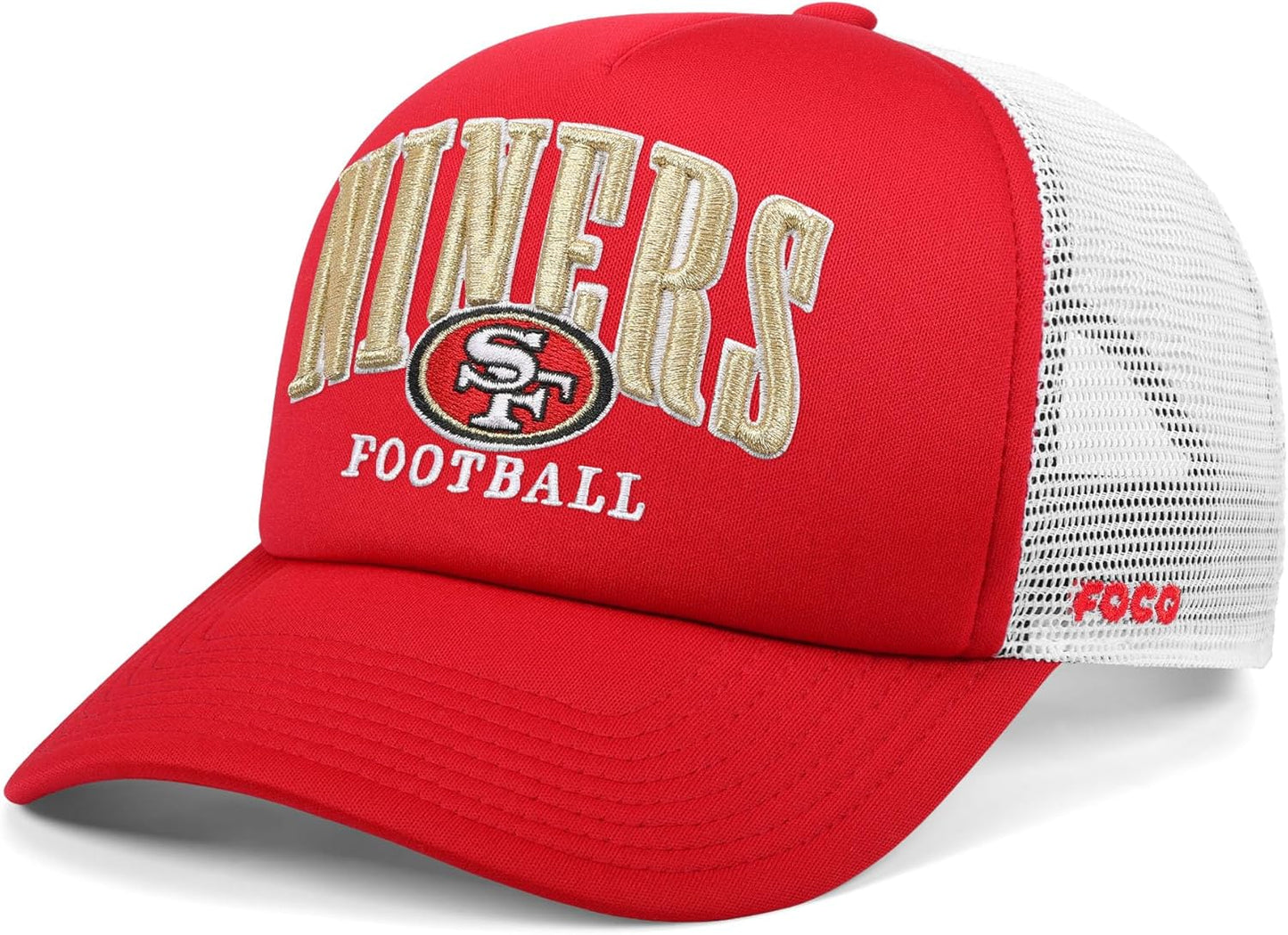 FOCO Men's NFL Team Logo Foam Trucker Cap for Ultimate Fans