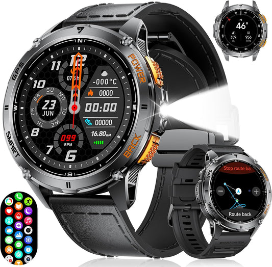 FOXBOX Smartwatch: GPS, Calls, Heart Rate, Sleep Monitor