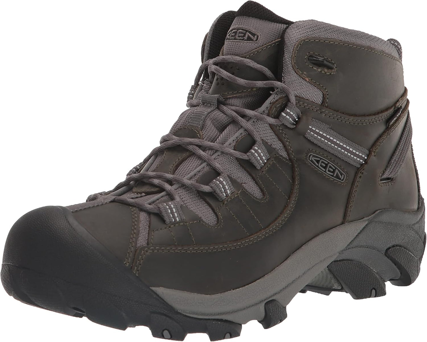KEEN Men's Targhee II Mid Waterproof Hiking Boot for Comfort
