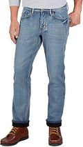 Weatherproof Vintage Fleece Lined Mens Jeans - Insulated Regular Fit