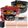 1/0 Gauge Car Amplifier Power Ground Wire Kit - 40 ft CCA Cable