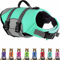 Dog Life Jacket Reflective Adjustable Vest for Swimming & Boating