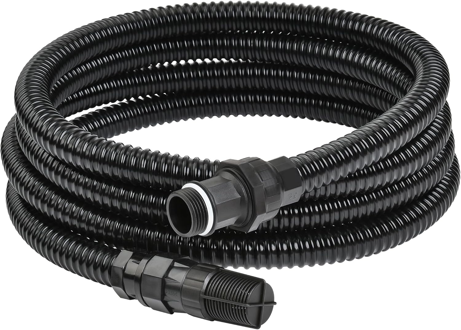 FLUENTPOWER 13FT x 1in Suction Hose Kit for Garden Pumps