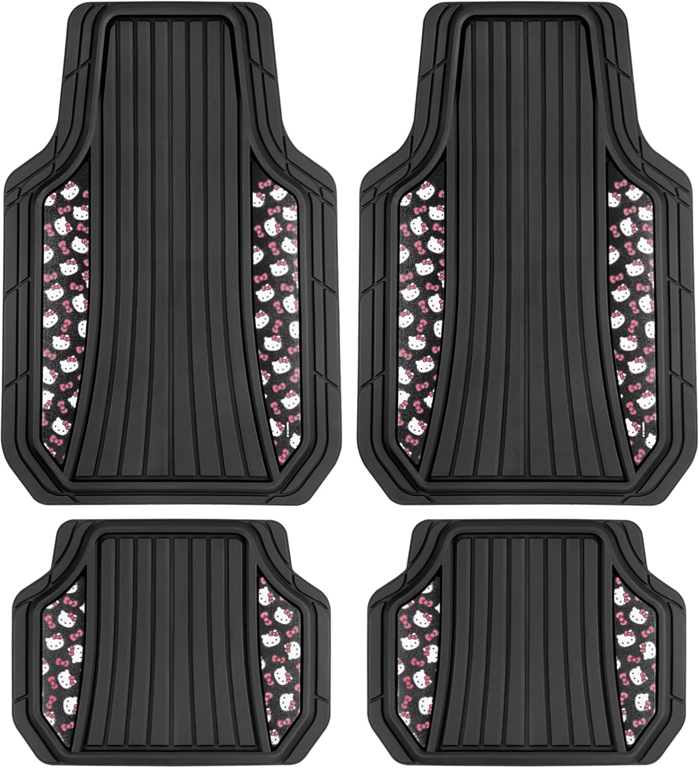 Hello Kitty Car Mats 4pc Set for Cars Trucks SUVs Cute Design