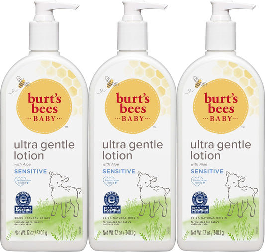 Burt's Bees Baby Soothing Aloe Lotion Trio