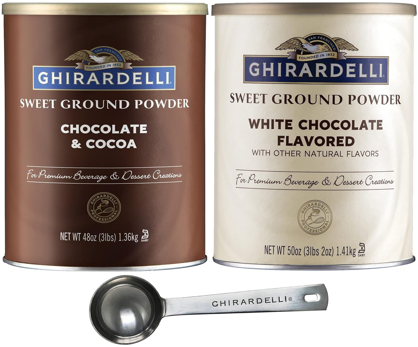 Ghirardelli Sweet Ground Chocolate & Cocoa Gourmet Powder Set