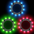 TOSY Bundle of 3 Flying Rings - 12 LEDs Super Bright