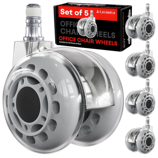 Upgrade Your Office: Heavy Duty Chair Wheels Set