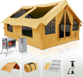 Panda Inflatable Camping Tent with Stove Jack - Luxury & Waterproof