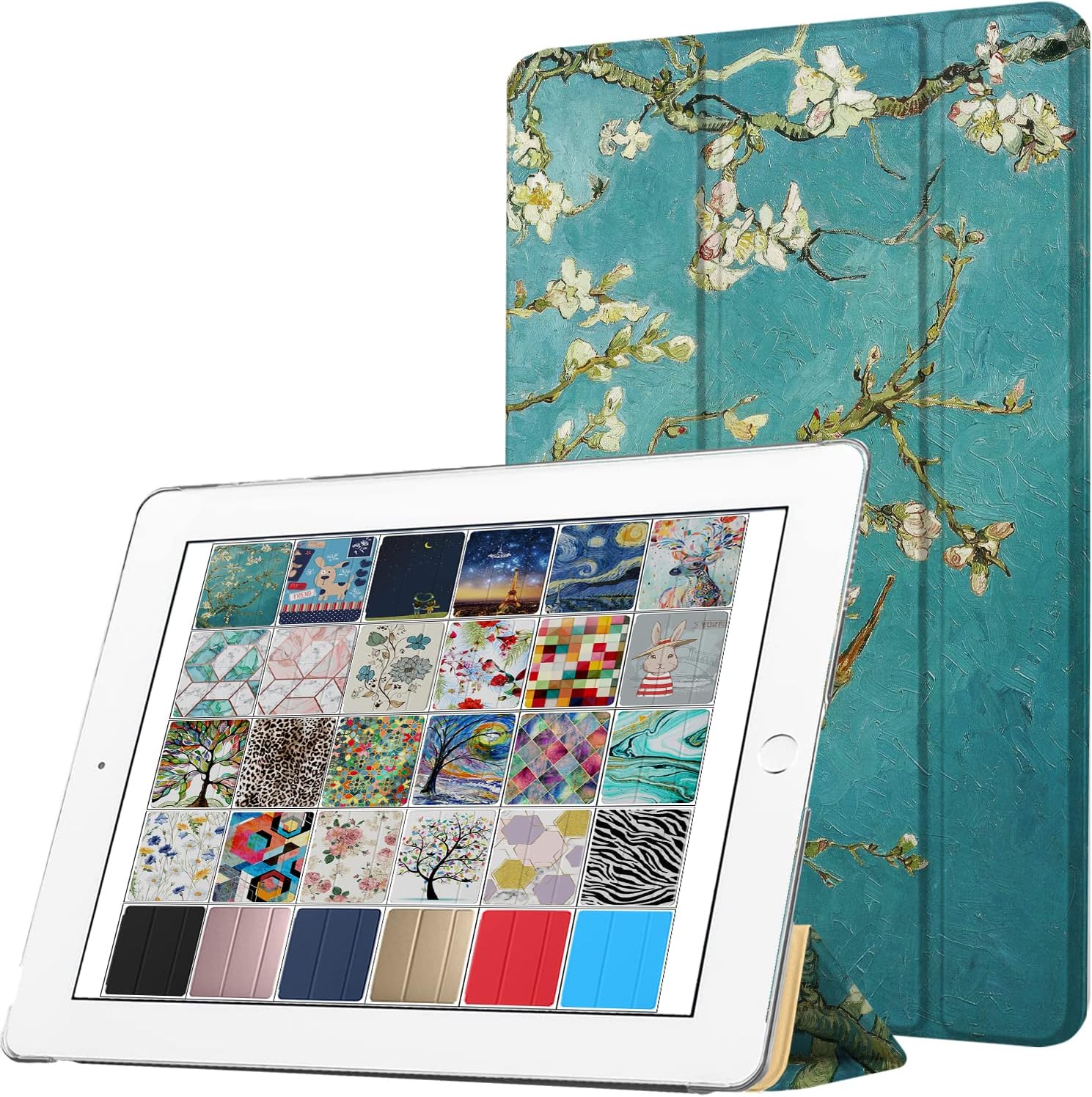 DuraSafe iPad 10.2 inch Case - Blossom Design for Full Protection
