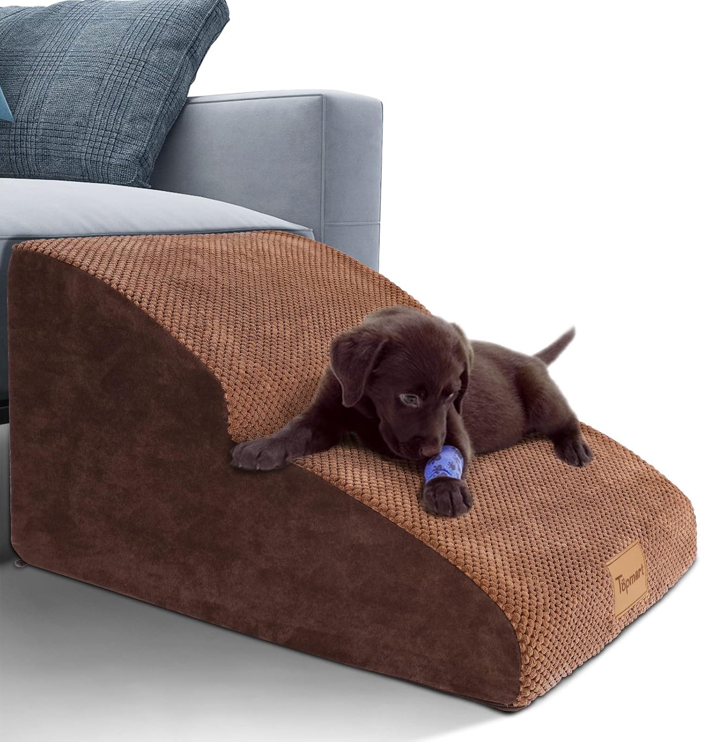 Topmart High Density Foam Dog Ramp for Older Pets with Joint Pain