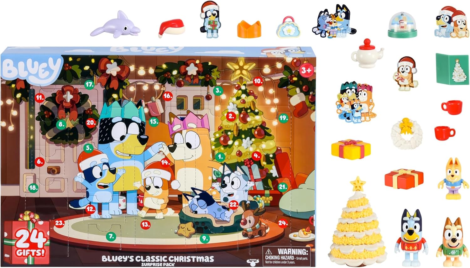 Bluey's 24-Day Advent Calendar with Exclusive Surprises! |  Exclusive