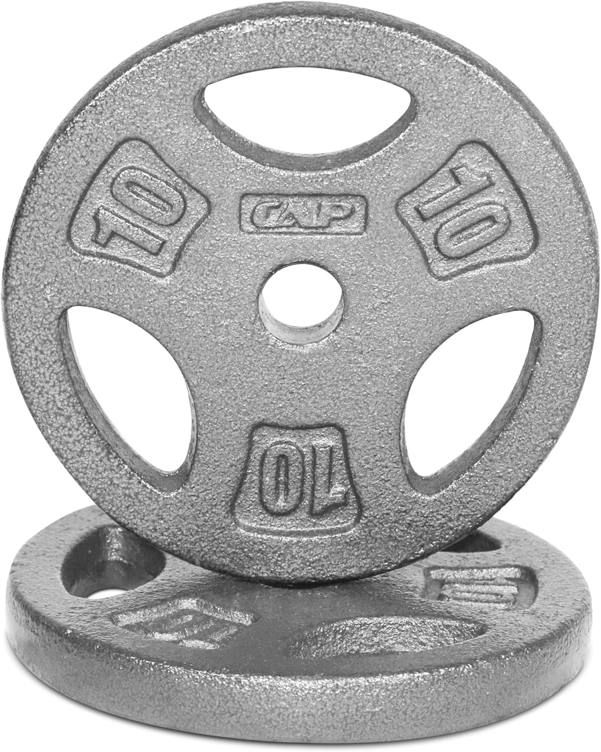 CAP Barbell Standard 1-Inch Grip Weight Plates for Strength Training