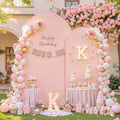 Dusty Pink Arch Backdrop Cover Set of 2 - Stretchy Wedding & Party