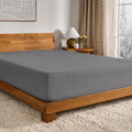 Bare Home Flannel Fitted Bottom Sheet Twin - Velvety Soft, Deep Pocket