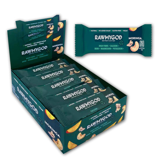 RAWMYGOD Fruit and Nut Bars - Gluten Free Vegan Snack Option