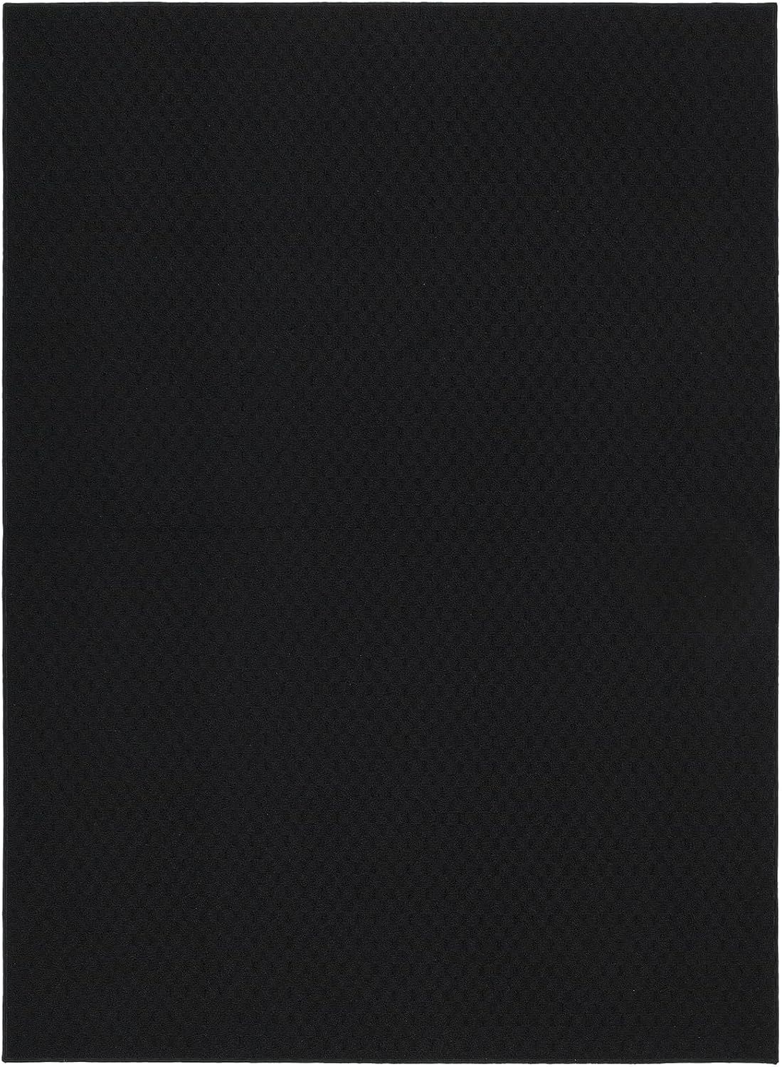 Garland Rug Town Square Black 4ft x 6ft Non Slip Area Rug